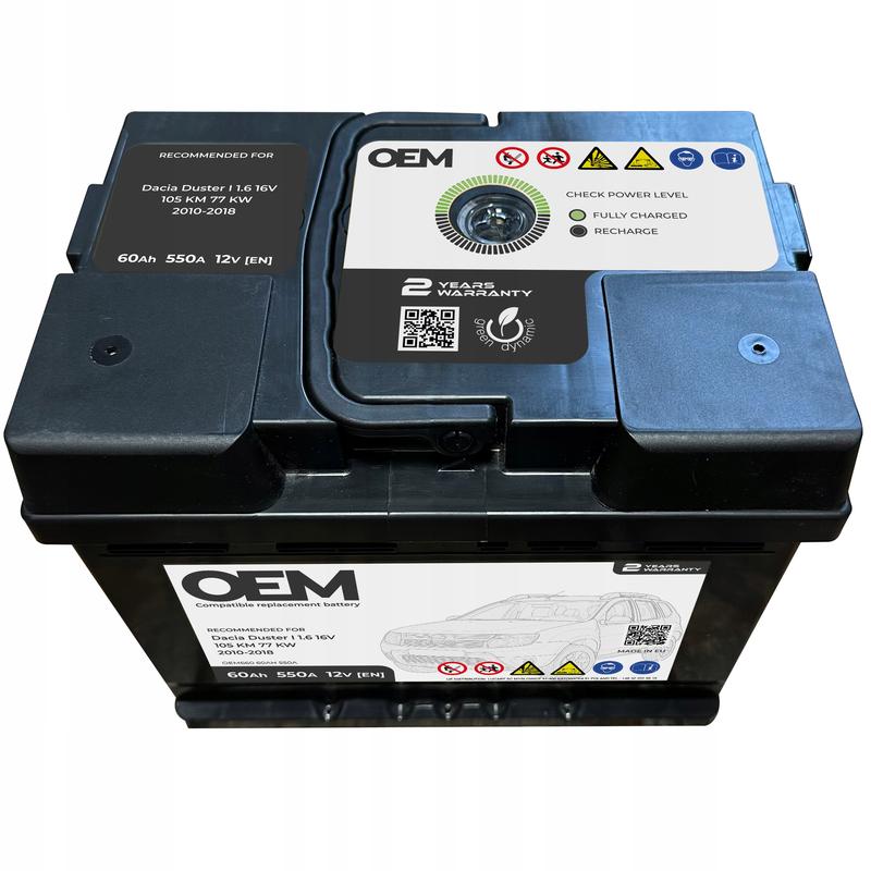 Wybór akumulatora do silnika 1.6 16v