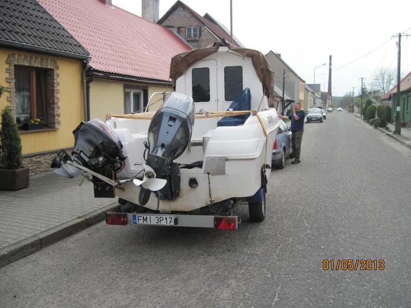 Bezpieczny transport silnika zaburtowego