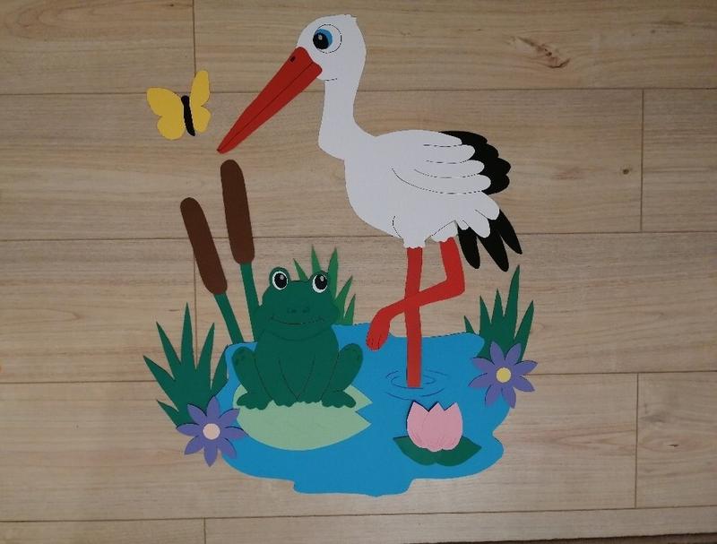 Bocian z opony krok po kroku