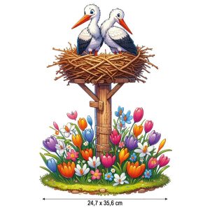 Uroczy bocian z opony – krok po kroku do własnej dekoracji ogrodowej