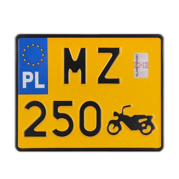 Montaż tablicy rejestracyjnej