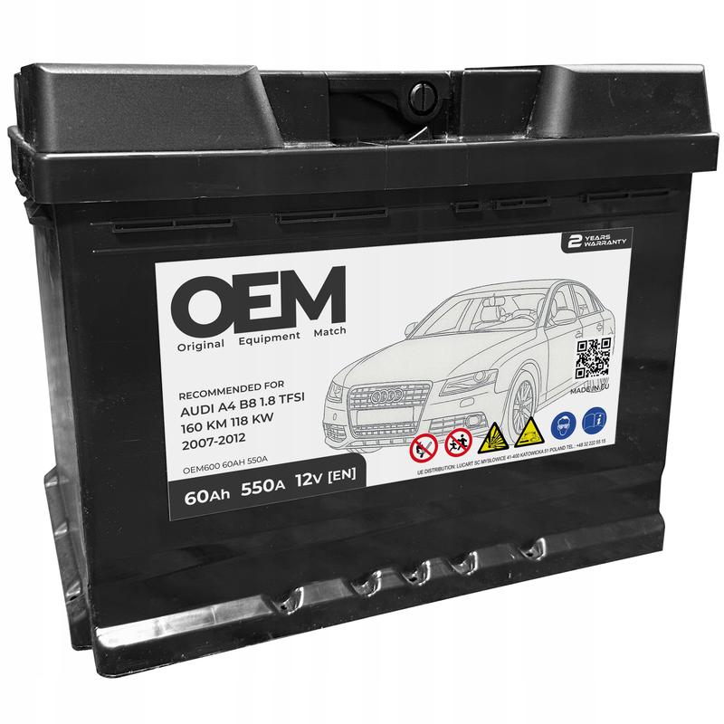 Parametry techniczne akumulatora